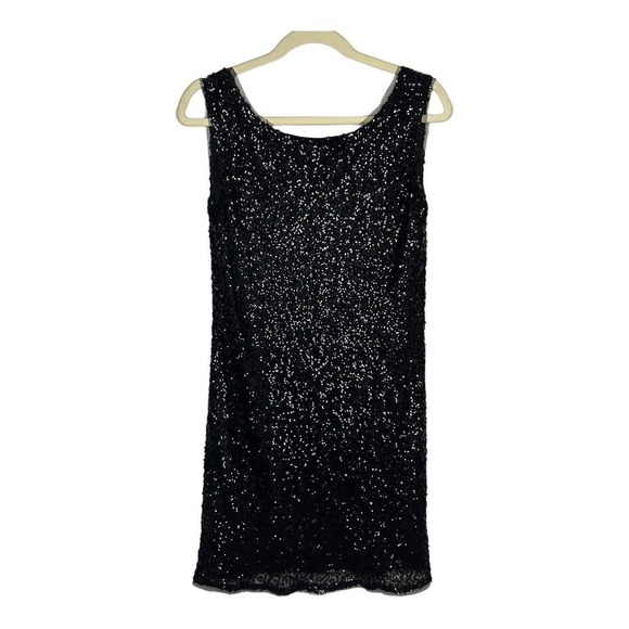 THML All Over Sequin Sleeveless Lined Short Dress Party Holiday M - Picture 1 of 12